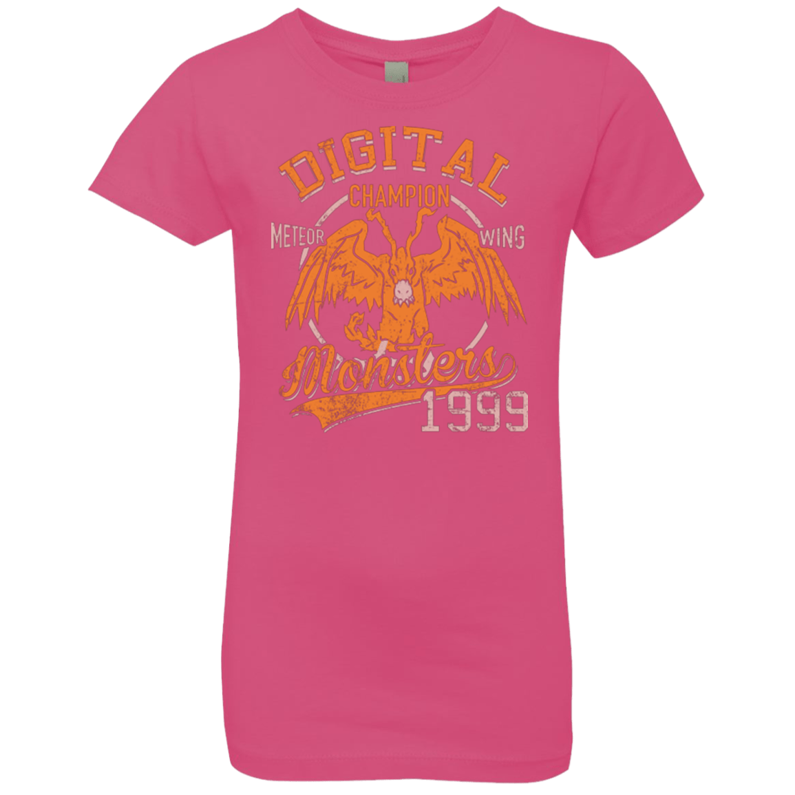 T-Shirts Hot Pink / YXS Meteor Wing Girls Premium T-Shirt