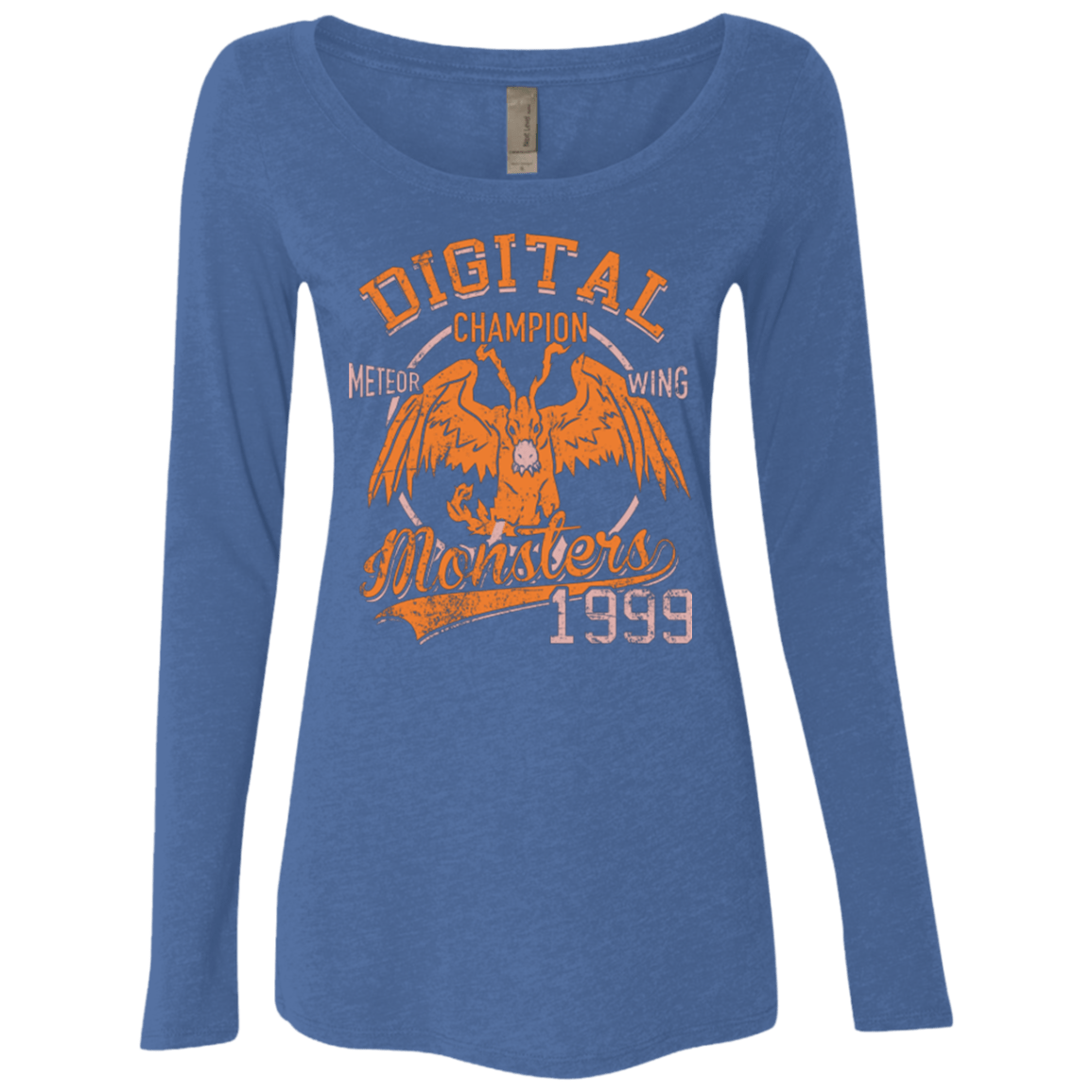 T-Shirts Vintage Royal / Small Meteor Wing Women's Triblend Long Sleeve Shirt