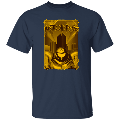 T-Shirts Navy / S Metroidpolis T-Shirt