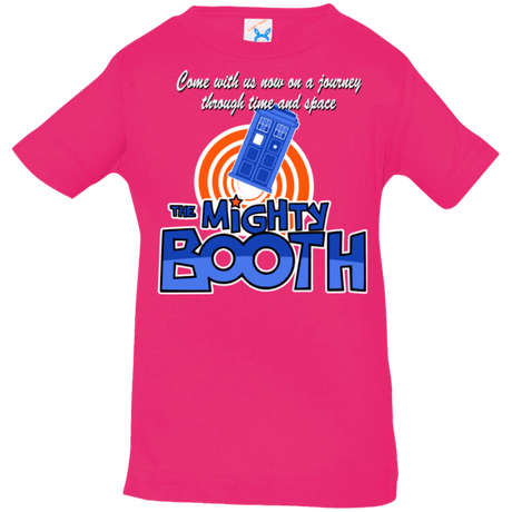 T-Shirts Hot Pink / 6 Months Mighty Booth Infant Premium T-Shirt