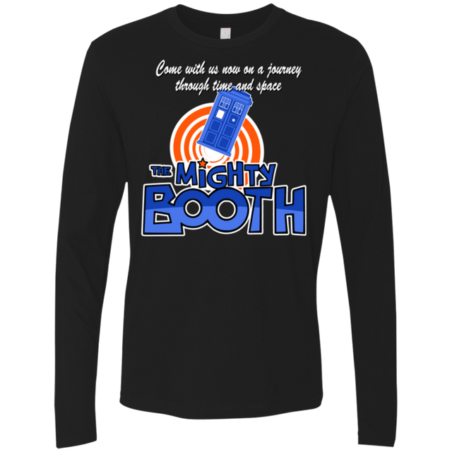 T-Shirts Black / Small Mighty Booth Men's Premium Long Sleeve