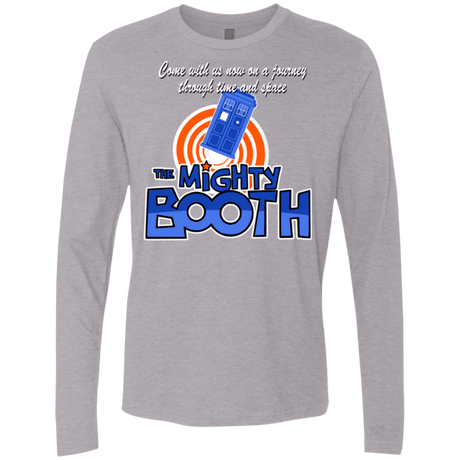 T-Shirts Heather Grey / Small Mighty Booth Men's Premium Long Sleeve