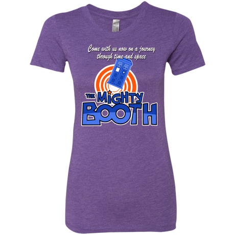 T-Shirts Purple Rush / Small Mighty Booth Women's Triblend T-Shirt