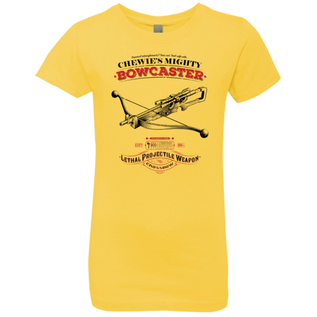T-Shirts Vibrant Yellow / YXS Mighty Bowcaster Girls Premium T-Shirt