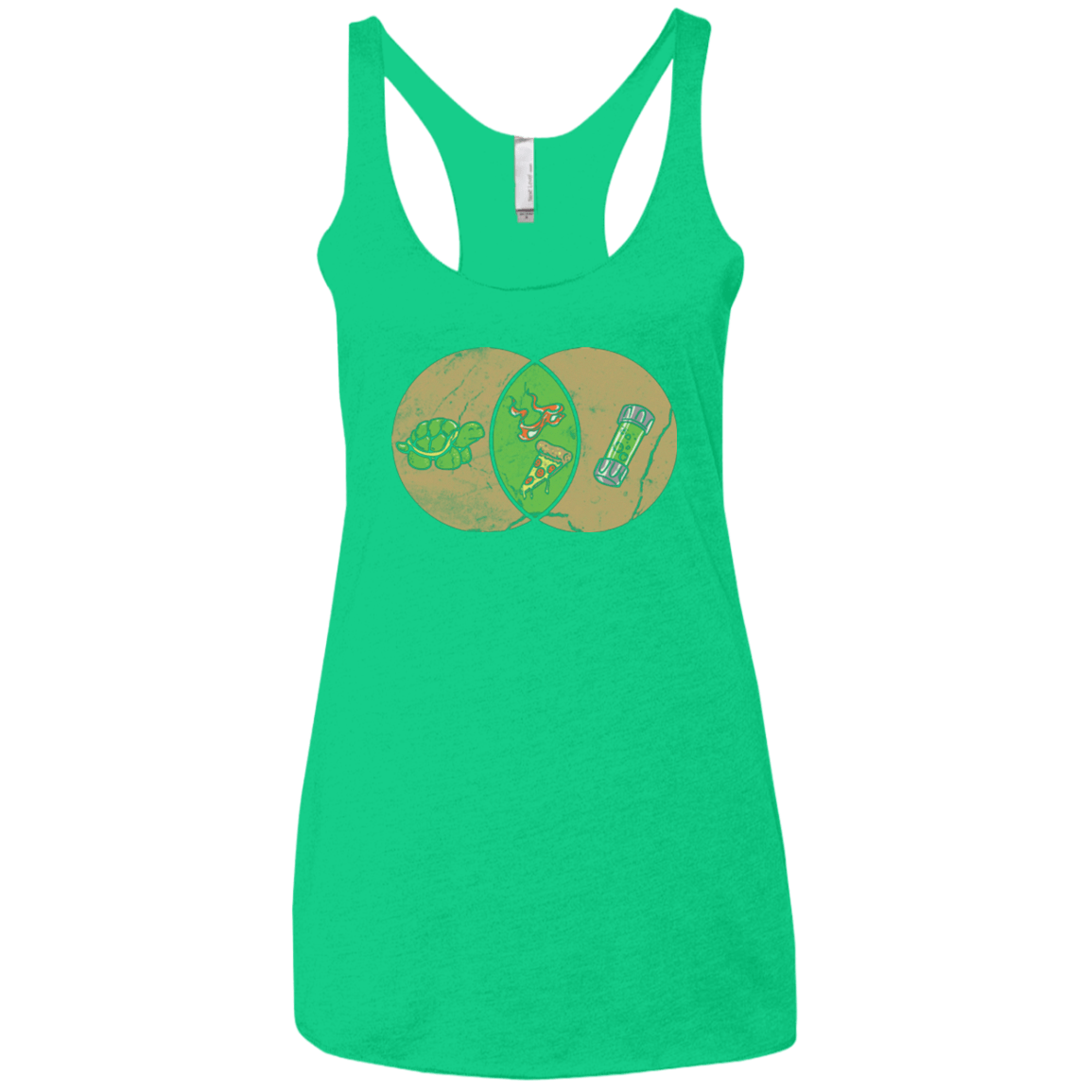 T-Shirts Envy / X-Small Mikey Diagram Women's Triblend Racerback Tank