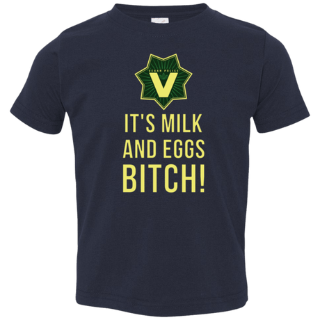 T-Shirts Navy / 2T Milk and Eggs Toddler Premium T-Shirt