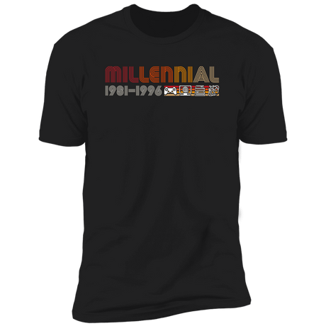 T-Shirts Black / X-Small Millennial 1981-1996 Men's Premium T-Shirt