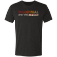 T-Shirts Vintage Black / S Millennial 1981-1996 Men's Triblend T-Shirt