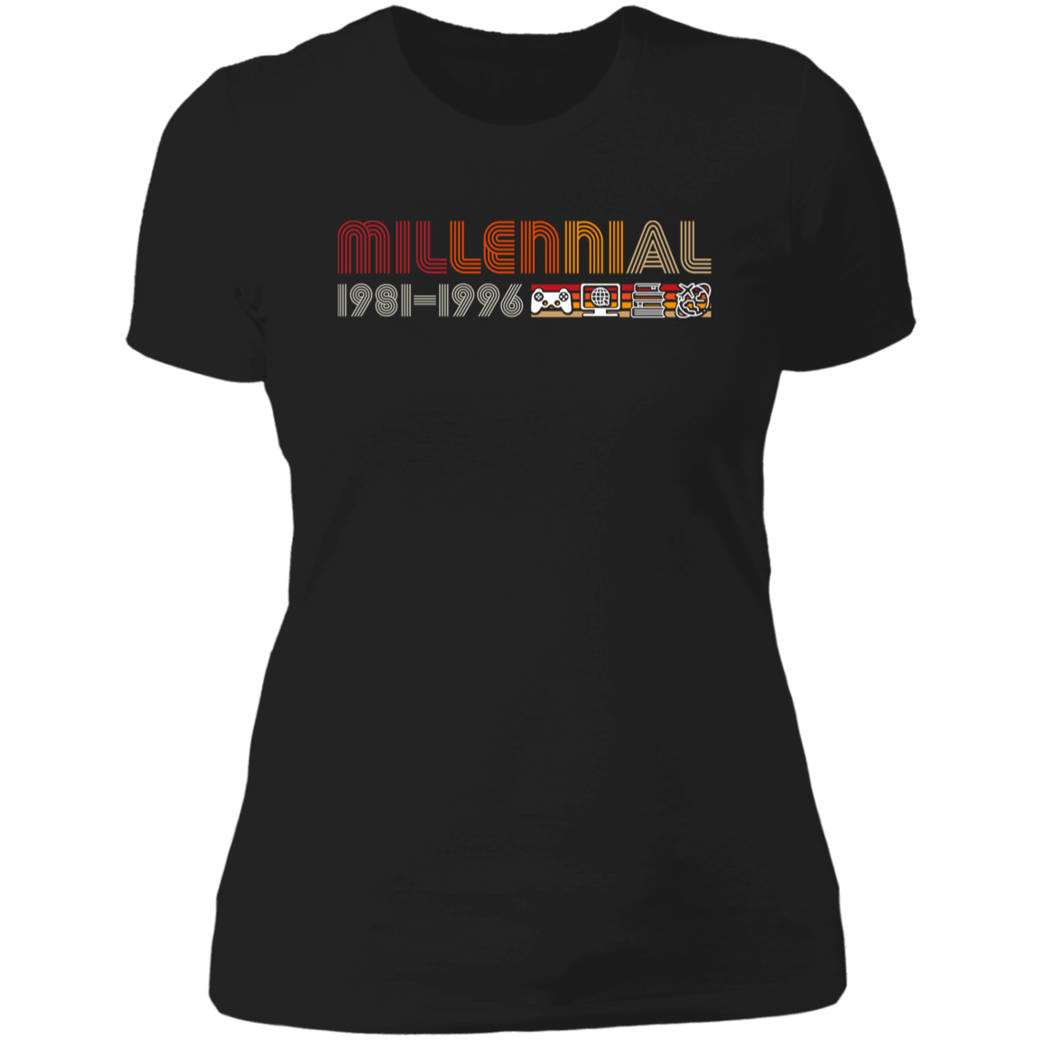 T-Shirts Black / X-Small Millennial 1981-1996 Women's Premium T-Shirt