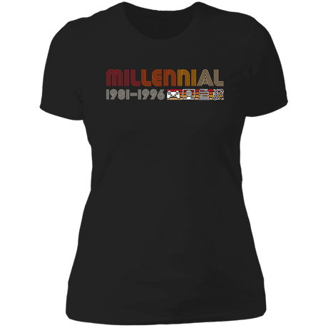 T-Shirts Black / X-Small Millennial 1981-1996 Women's Premium T-Shirt