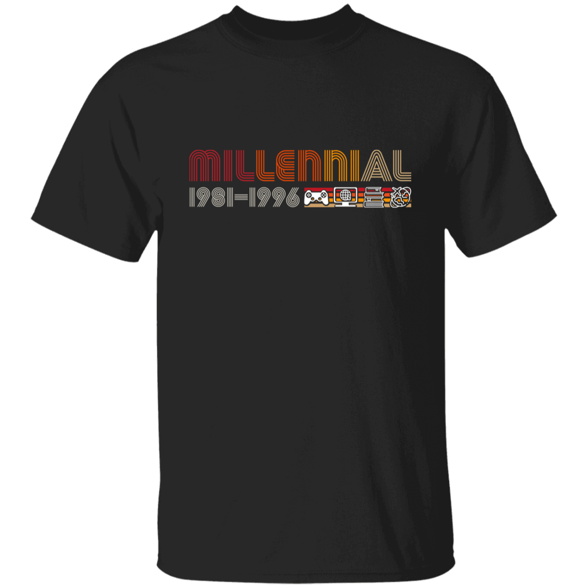 T-Shirts Black / YXS Millennial 1981-1996 Youth T-Shirt