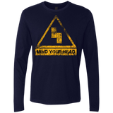 T-Shirts Midnight Navy / Small MIND YOUR HEAD Men's Premium Long Sleeve