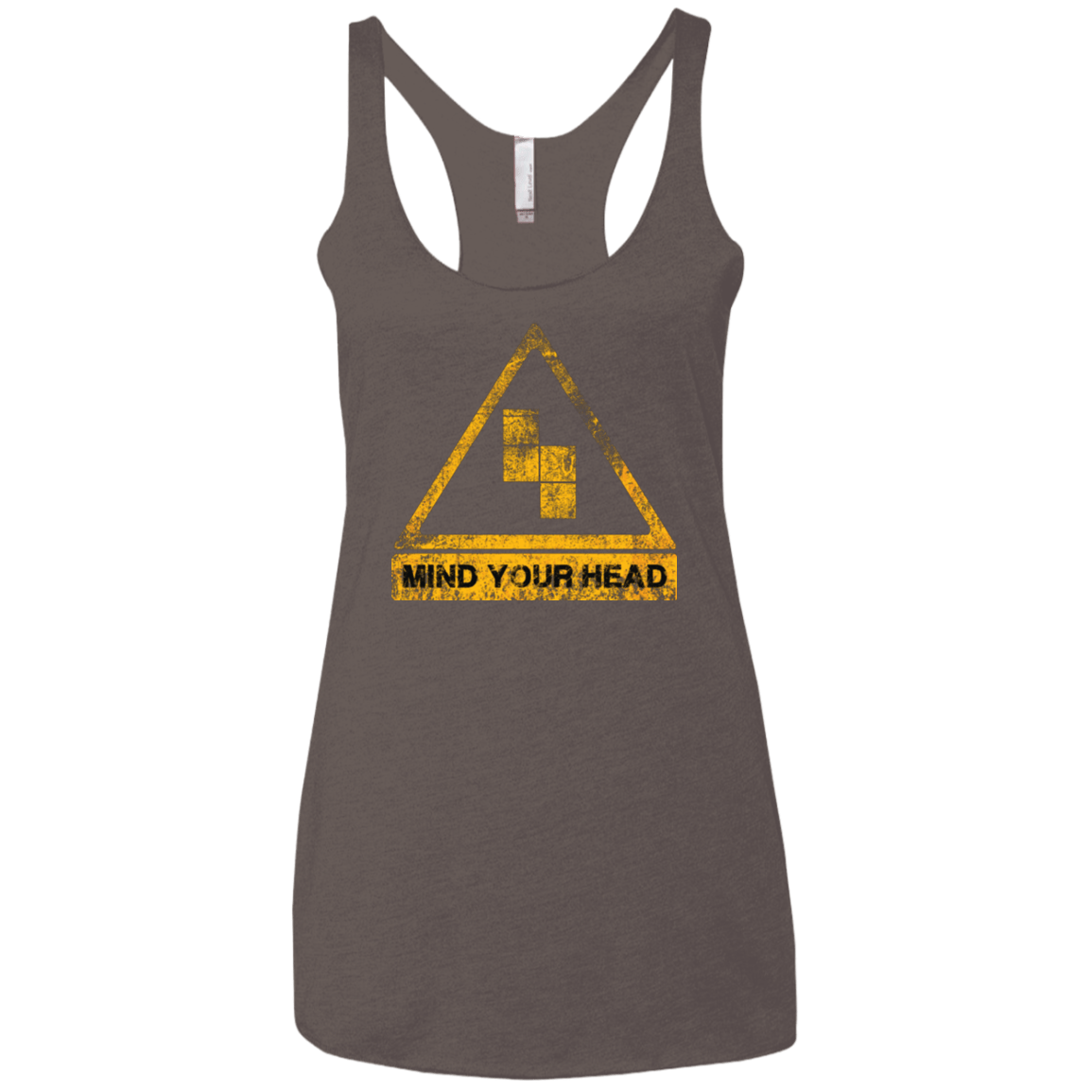 T-Shirts Macchiato / X-Small MIND YOUR HEAD Women's Triblend Racerback Tank