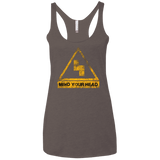 T-Shirts Macchiato / X-Small MIND YOUR HEAD Women's Triblend Racerback Tank