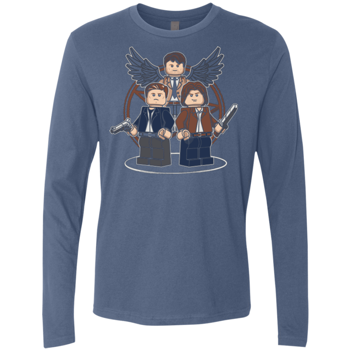 T-Shirts Indigo / Small Mini Hunters Men's Premium Long Sleeve