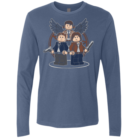 T-Shirts Indigo / Small Mini Hunters Men's Premium Long Sleeve