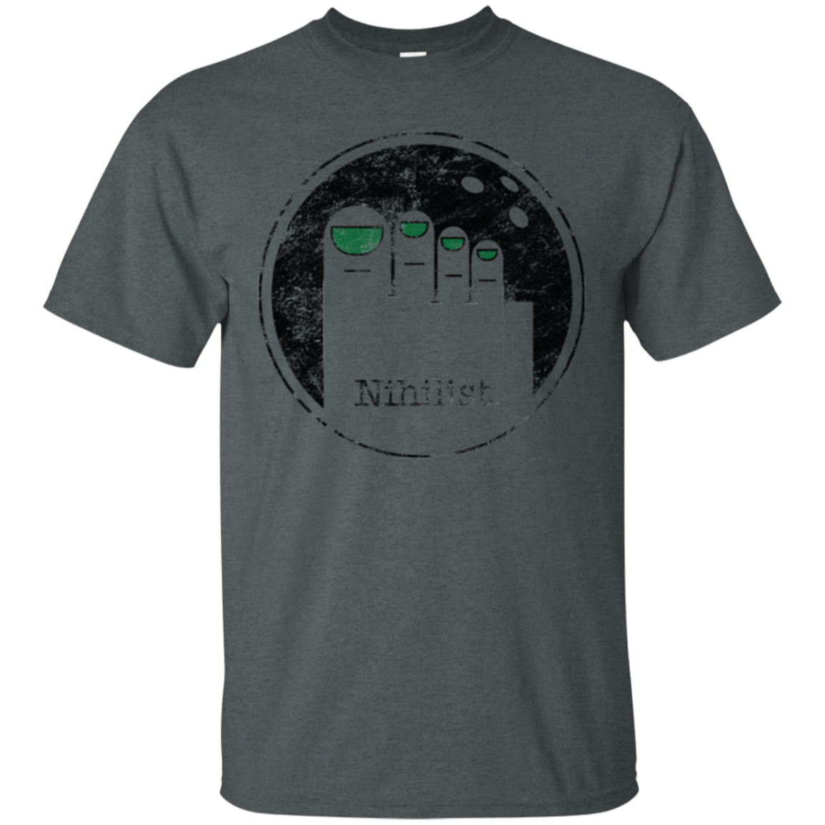 T-Shirts Dark Heather / Small Minimalist Nihilist T-Shirt