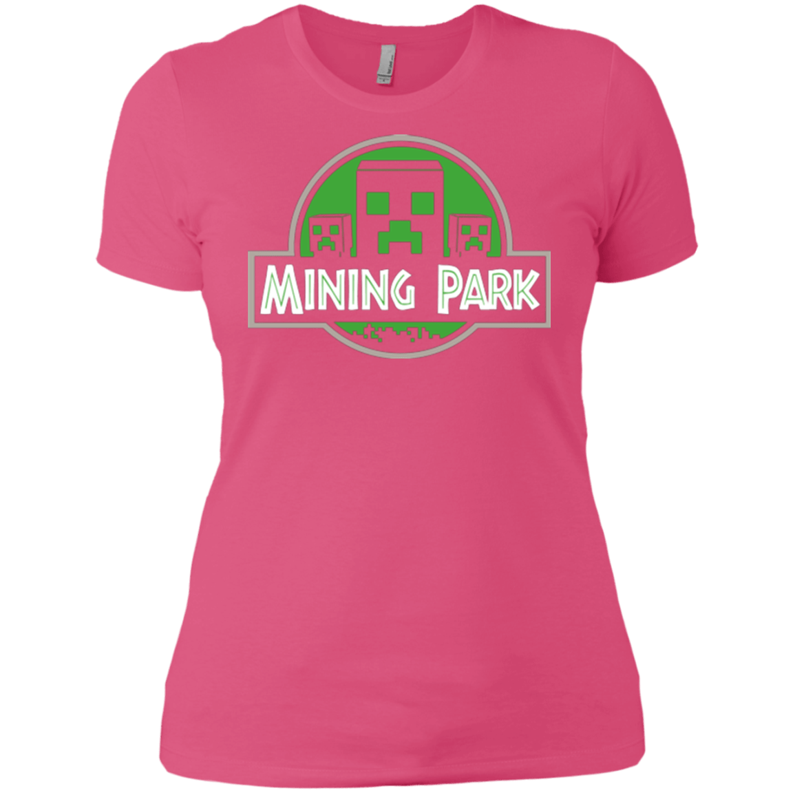 T-Shirts Hot Pink / X-Small Mining Park Women's Premium T-Shirt