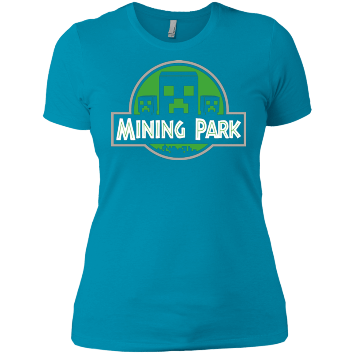 T-Shirts Turquoise / X-Small Mining Park Women's Premium T-Shirt