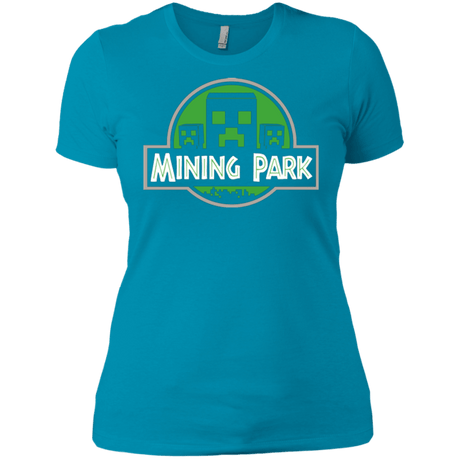 T-Shirts Turquoise / X-Small Mining Park Women's Premium T-Shirt