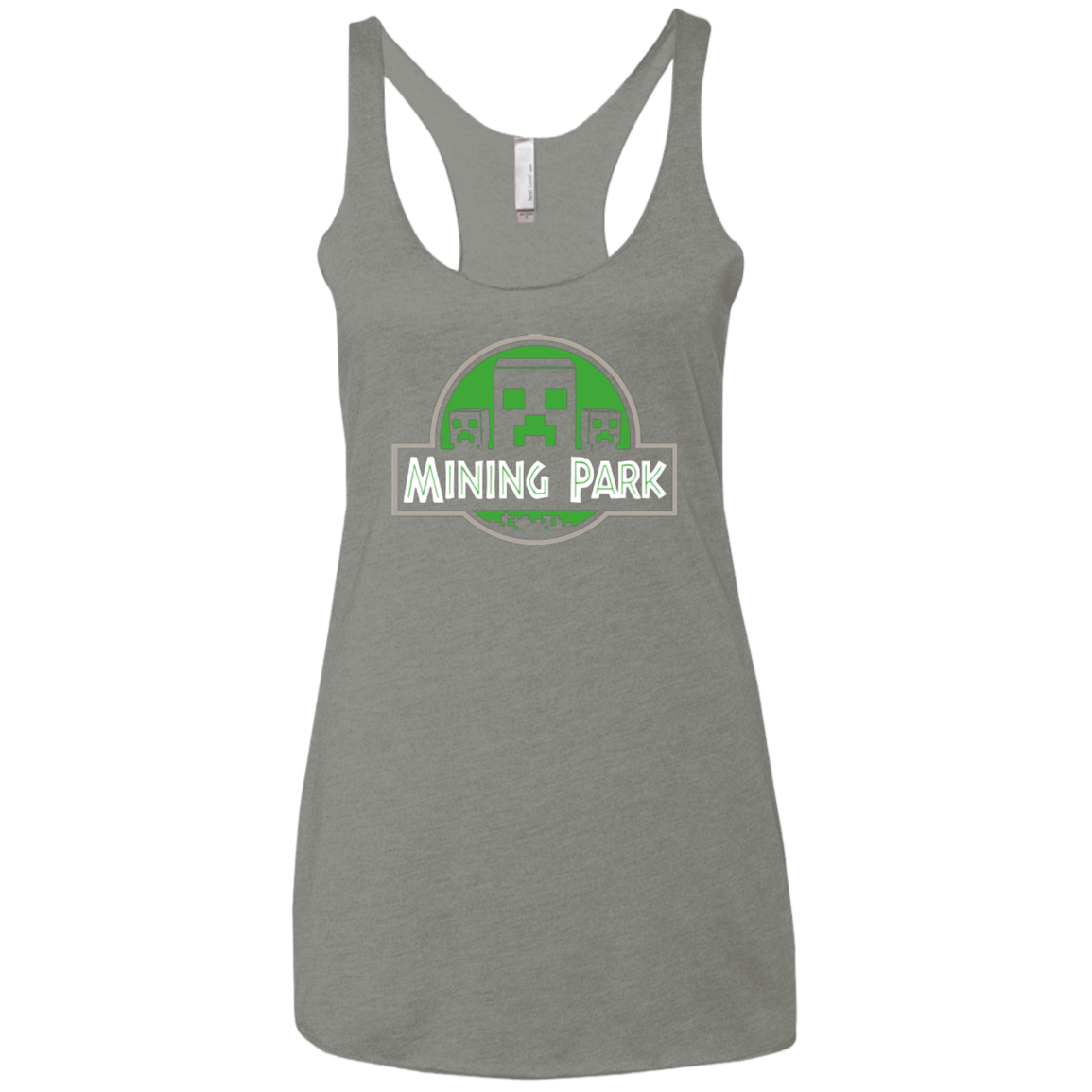 T-Shirts Venetian Grey / X-Small Mining Park Women's Triblend Racerback Tank