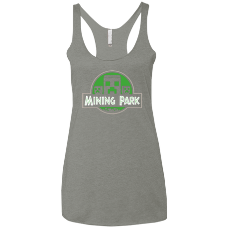 T-Shirts Venetian Grey / X-Small Mining Park Women's Triblend Racerback Tank