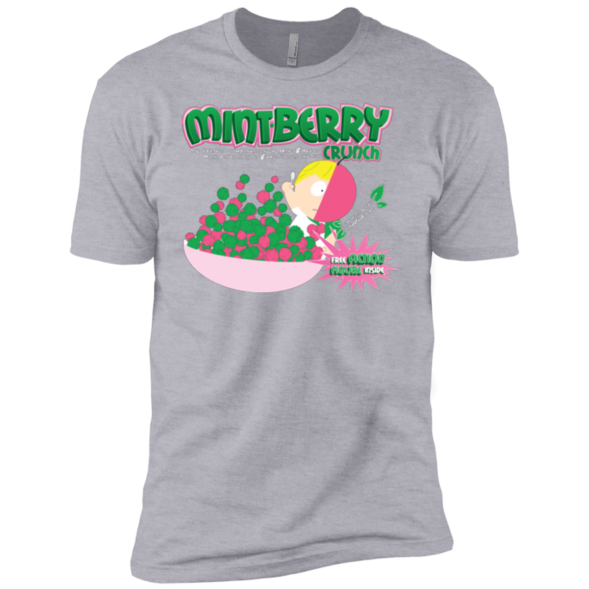 T-Shirts Heather Grey / YXS Mintberry Crunch Boys Premium T-Shirt