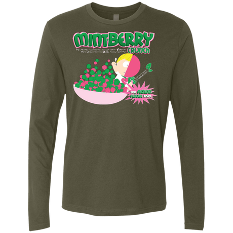 T-Shirts Military Green / Small Mintberry Crunch Men's Premium Long Sleeve