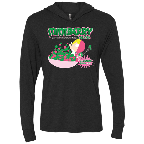 T-Shirts Vintage Black / X-Small Mintberry Crunch Triblend Long Sleeve Hoodie Tee