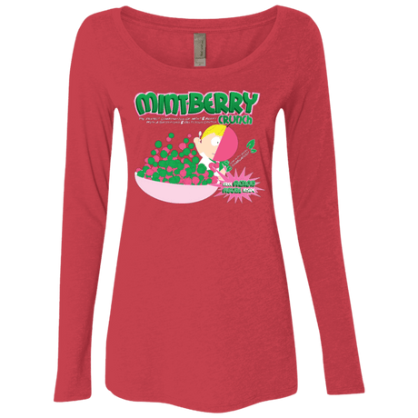 T-Shirts Vintage Red / Small Mintberry Crunch Women's Triblend Long Sleeve Shirt