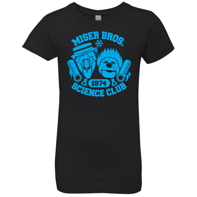 T-Shirts Black / YXS Miser bros Science Club Girls Premium T-Shirt