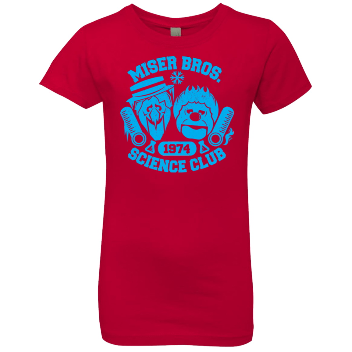 T-Shirts Red / YXS Miser bros Science Club Girls Premium T-Shirt
