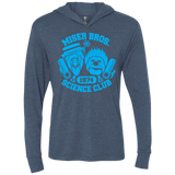 T-Shirts Indigo / X-Small Miser bros Science Club Triblend Long Sleeve Hoodie Tee