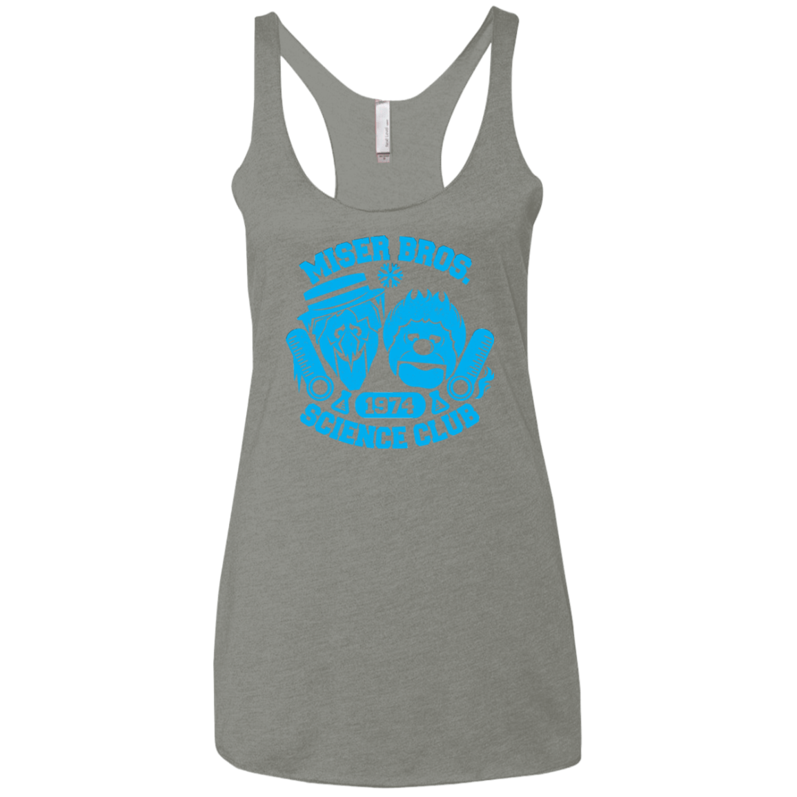 T-Shirts Venetian Grey / X-Small Miser bros Science Club Women's Triblend Racerback Tank