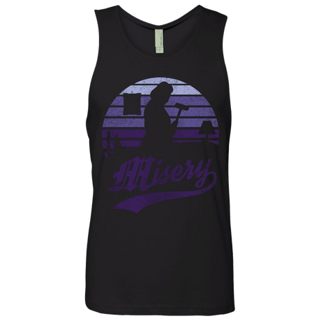 T-Shirts Black / Small Misery Sun Set Men's Premium Tank Top