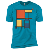 T-Shirts Turquoise / YXS Mondrian Who Boys Premium T-Shirt