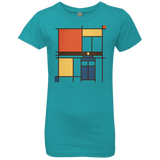 T-Shirts Tahiti Blue / YXS Mondrian Who Girls Premium T-Shirt