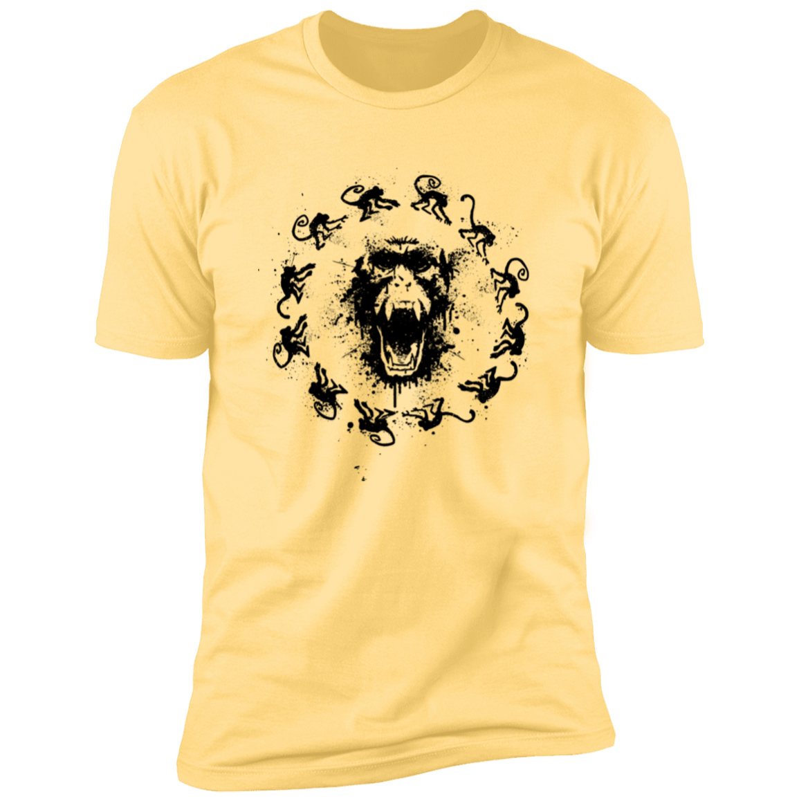 T-Shirts Banana Cream / S Monkey Fever Men's Premium T-Shirt