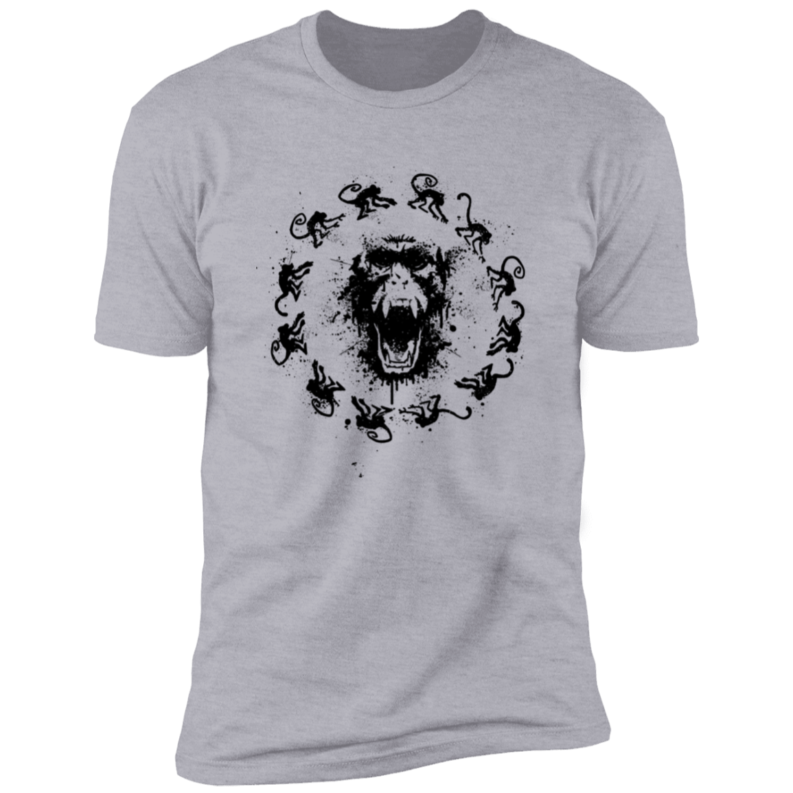T-Shirts Heather Grey / S Monkey Fever Men's Premium T-Shirt