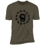 T-Shirts Military Green / S Monkey Fever Men's Premium T-Shirt