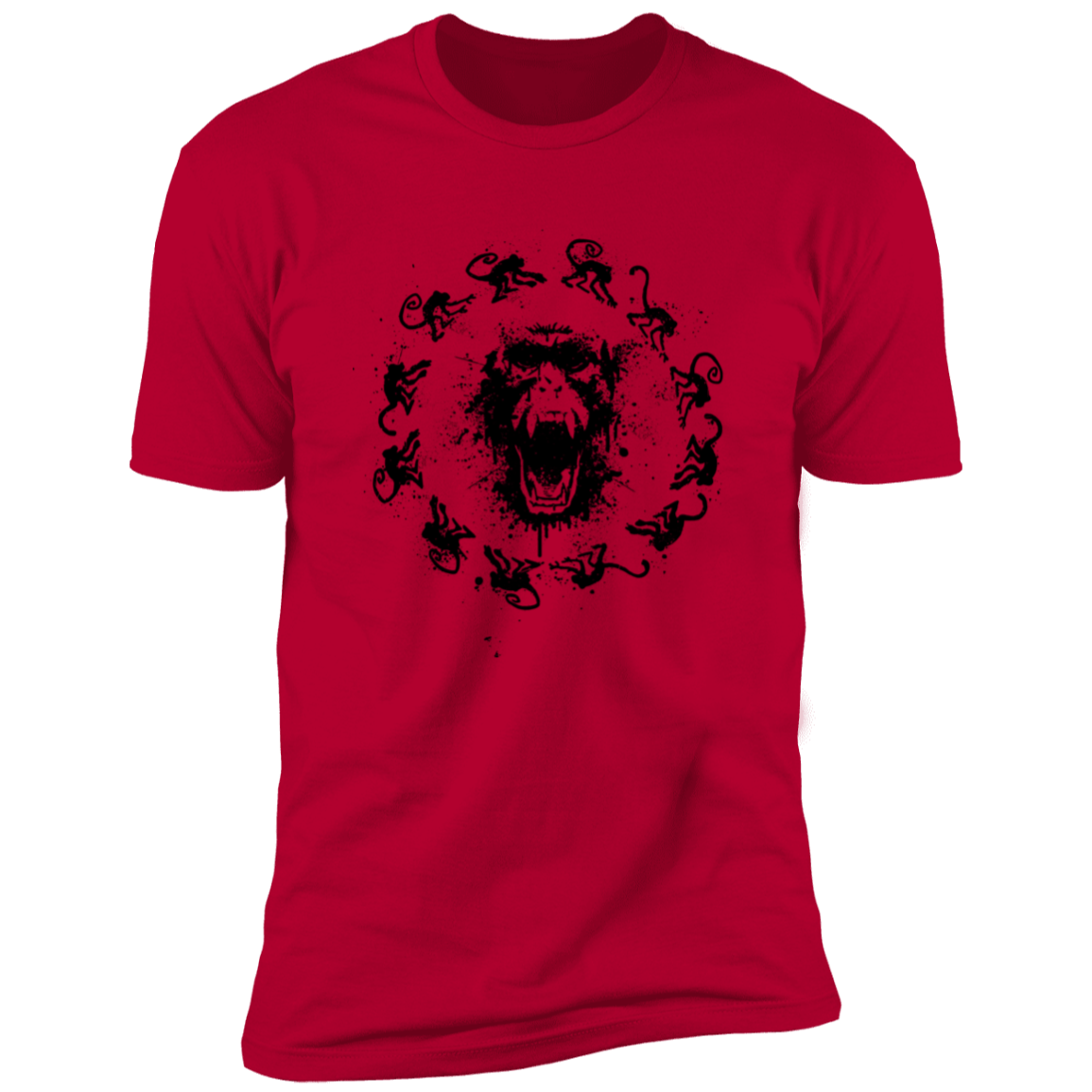 T-Shirts Red / S Monkey Fever Men's Premium T-Shirt