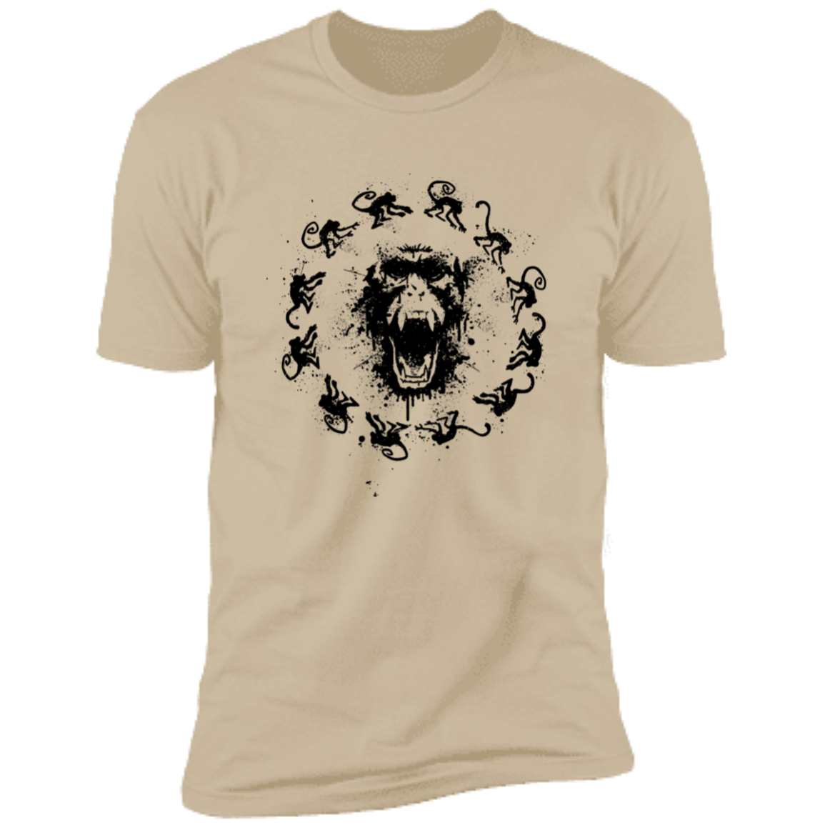 T-Shirts Sand / S Monkey Fever Men's Premium T-Shirt