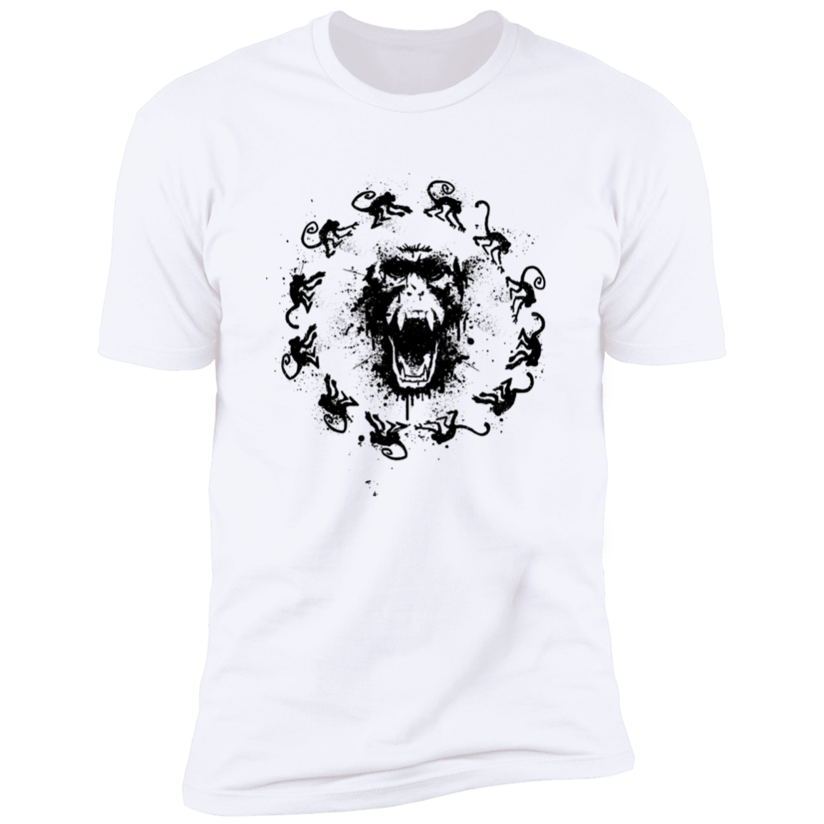 T-Shirts White / S Monkey Fever Men's Premium T-Shirt