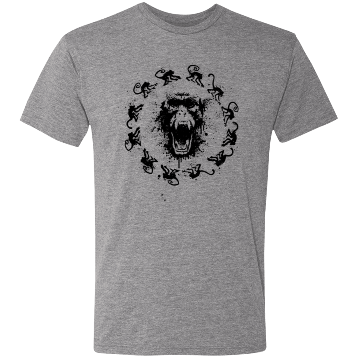 T-Shirts Premium Heather / S Monkey Fever Men's Triblend T-Shirt