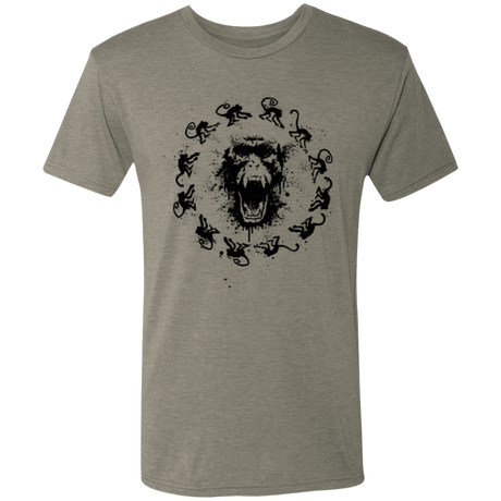 T-Shirts Venetian Grey / S Monkey Fever Men's Triblend T-Shirt