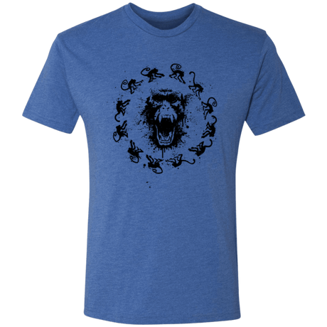 T-Shirts Vintage Royal / S Monkey Fever Men's Triblend T-Shirt