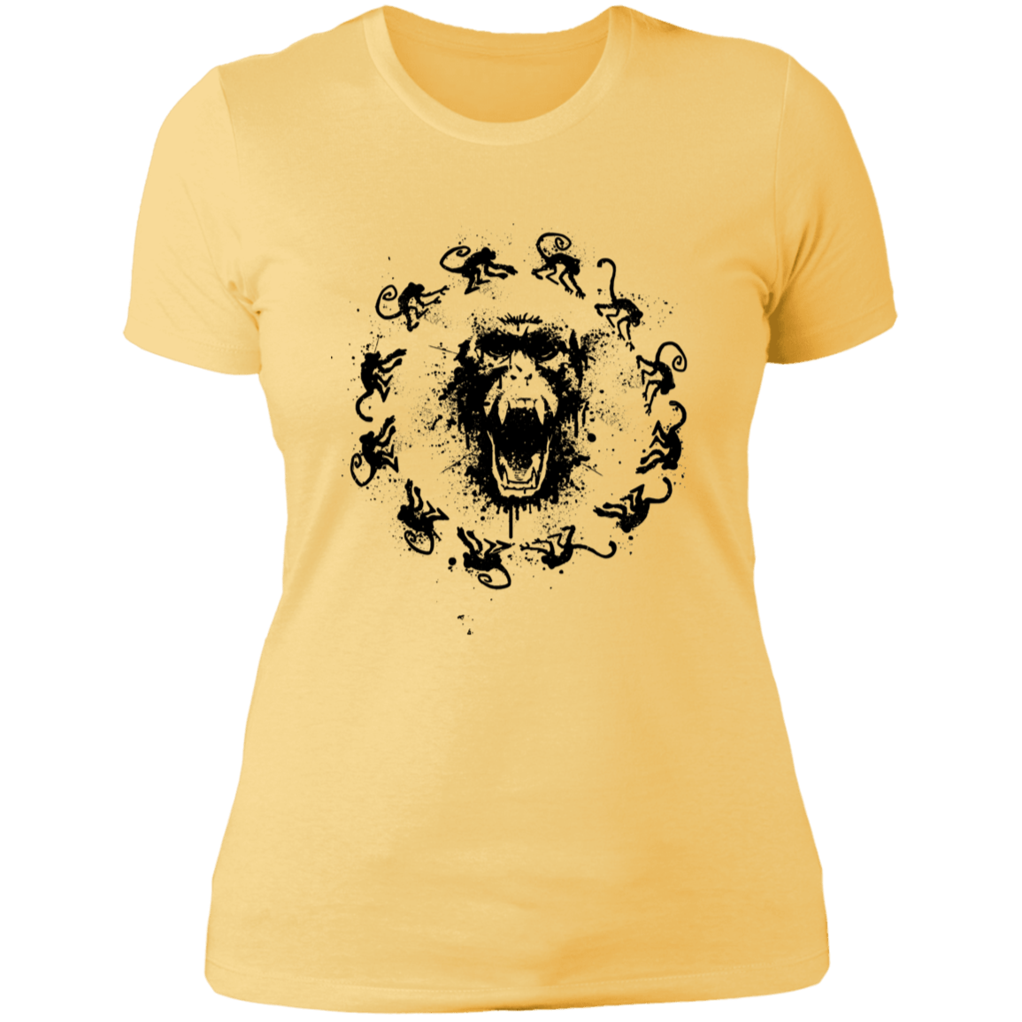 T-Shirts Banana Cream/ / S Monkey Fever Women's Premium T-Shirt