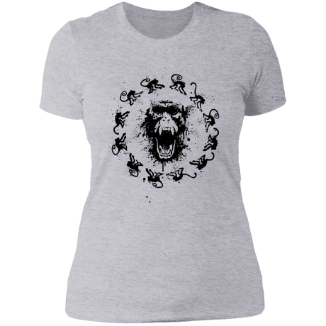 T-Shirts Heather Grey / S Monkey Fever Women's Premium T-Shirt