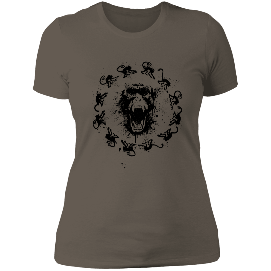 T-Shirts Warm Grey / S Monkey Fever Women's Premium T-Shirt
