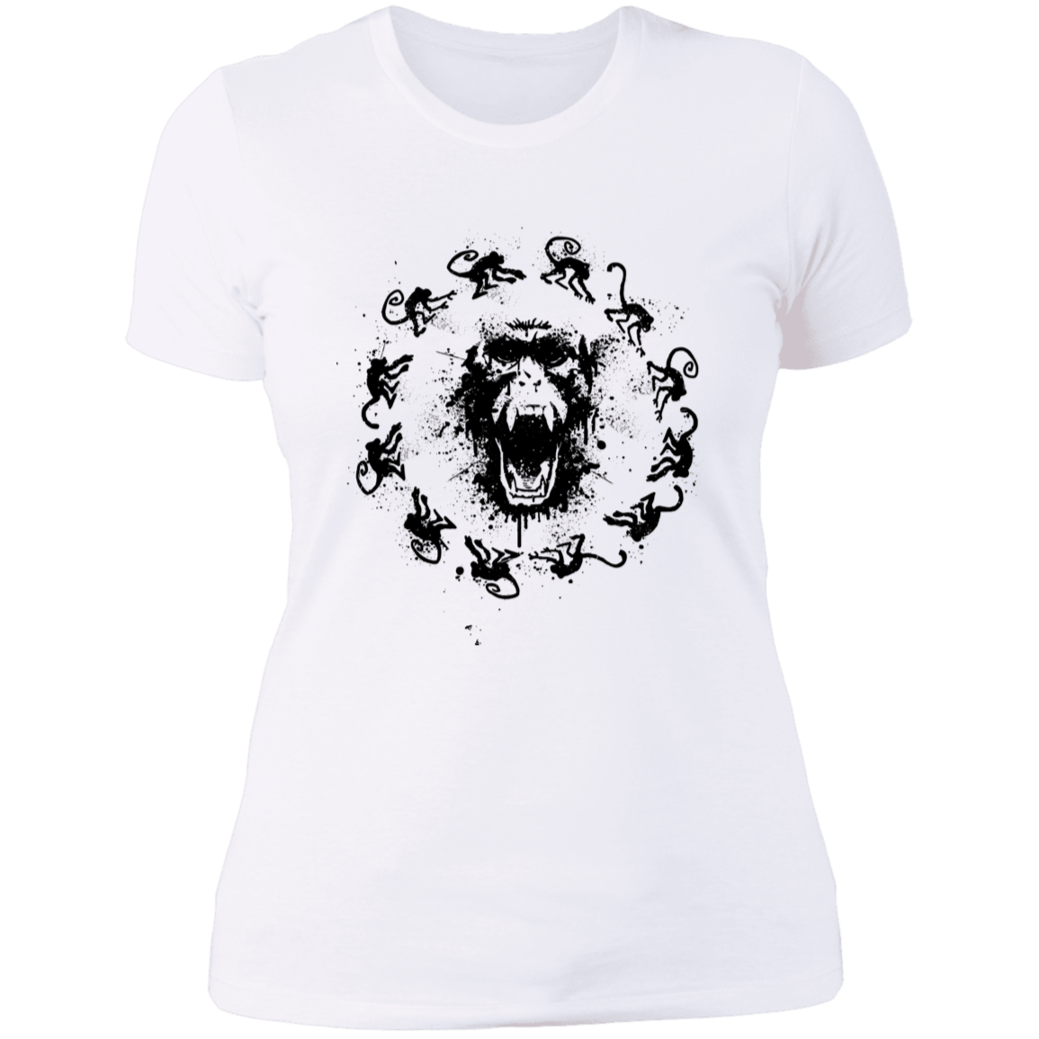 T-Shirts White / S Monkey Fever Women's Premium T-Shirt